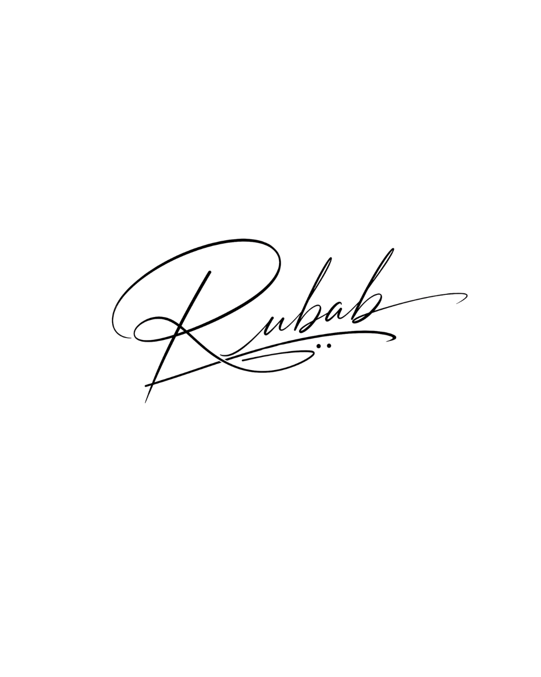 Signature of Ms. Rubab Nizami, Amadeus Expert at Wings Institute